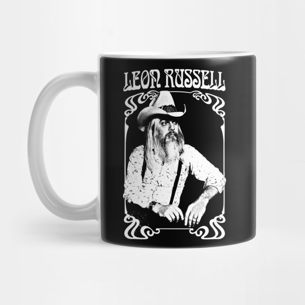 Leon Russell /// Retro 1970s Fan Design by DankFutura